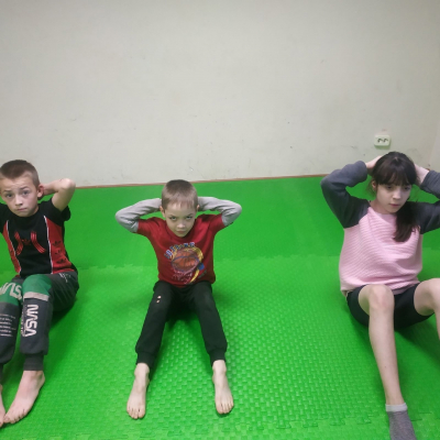 Первая тренировка по джиу-джитсу в клубе ,, Барс".